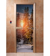 Дверь для бани А093 (стекло)