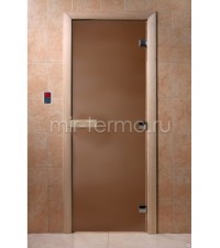 стеклянная дверь для бани