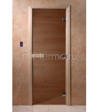 стеклянная дверь для бани и сауны