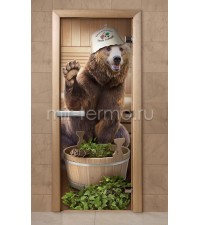 Дверь для бани f205 (стекло)