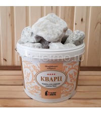 "Кварц Белый" Камень для парной 