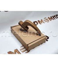 Ручка оконная ЕВРО из ТЕРМО ясеня