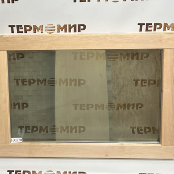 Евро Окно Alder Wood 100х70см Панорамное