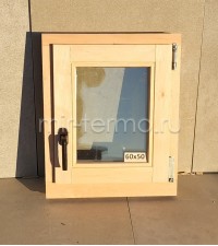 Окно из ольхи 60 на 50