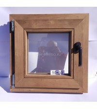 Евро Окно Thermo Wood 50×50см