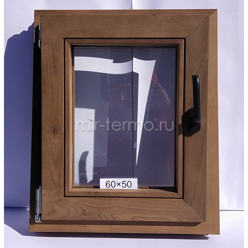Евро Окно Thermo Wood 60×50см