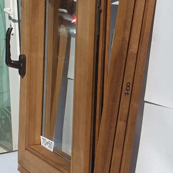 Евро Окно Thermo Wood 70×50см