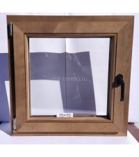 Евро Окно Thermo Wood 70×70см