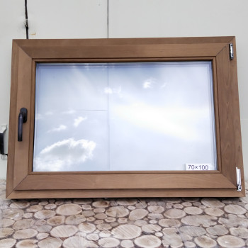 Евро Окно Thermo Wood 70×100см