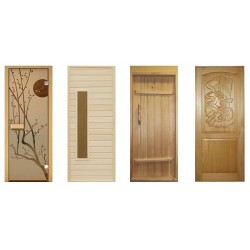 Почему деревянные двери идеальный выбор для парной. Часть 2